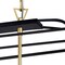 Cwi Lighting Tudor 6 Light Island/Pool Table Chandelier With Satin Gold & Black Finish 1223P36-6-602 - alternate 2